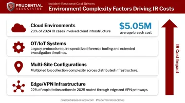 Four environment complexity factors that increase incident response investigation costs