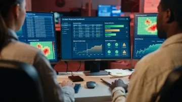 Ransomware incident response team validating backup integrity before system restoration