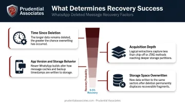 Four key factors affecting WhatsApp deleted message recovery success rate