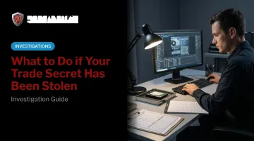 What to Do if Your Trade Secret Has Been Stolen: Investigation Guide