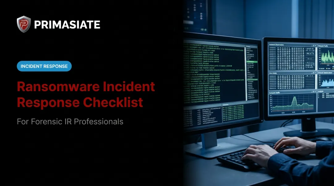 Ransomware Incident Response Checklist