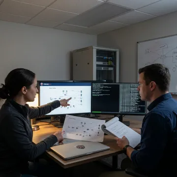Cybersecurity team conducting a red team assessment
