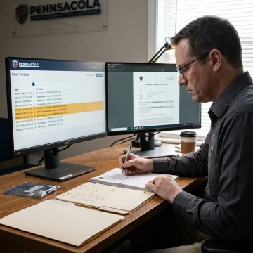 Forensic expert preparing litigation exhibits