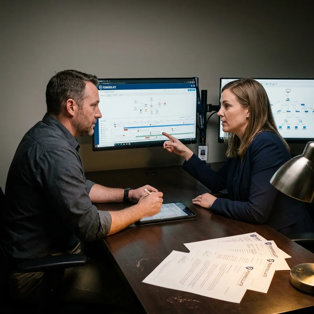 Cyber incident response process in a secure operations center