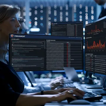 Cybersecurity analysts monitoring threat intelligence dashboards