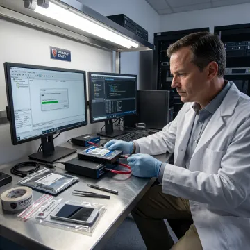 Forensic data recovery process