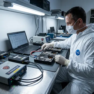 RAID 6 data recovery lab