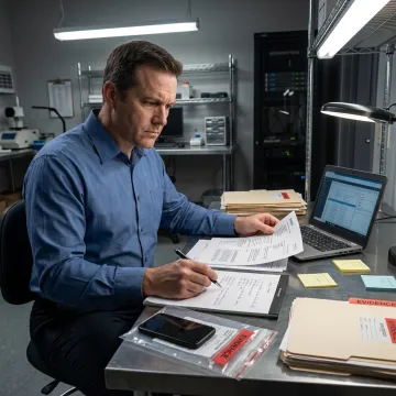 Forensic evidence review process