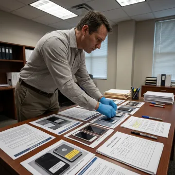 Expert witness preparing digital evidence exhibits