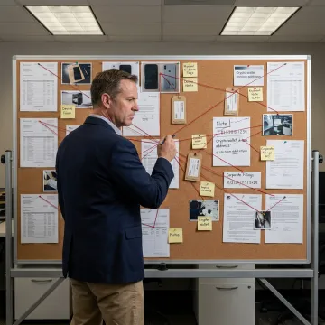 Investigator mapping hidden asset connections
