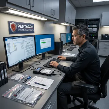 Forensic data recovery process in secure lab