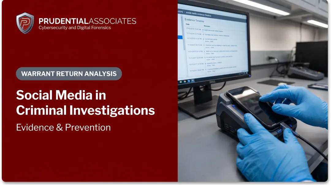 Social Media in Criminal Investigations: Evidence & Prevention