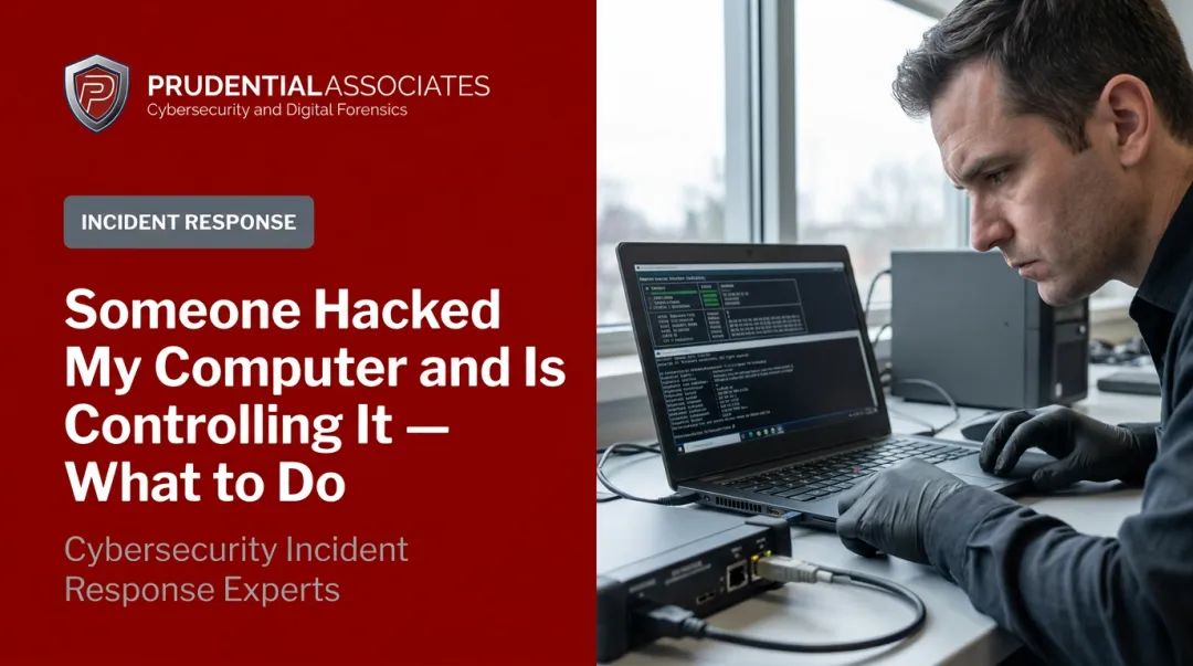 Someone Hacked My Computer and Is Controlling It — What to Do