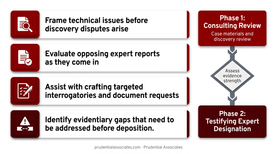 Four benefits of early expert witness engagement in federal litigation timeline