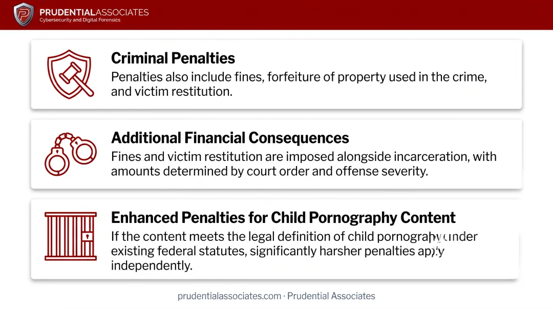 TAKE IT DOWN Act federal criminal penalty tiers by victim category comparison chart