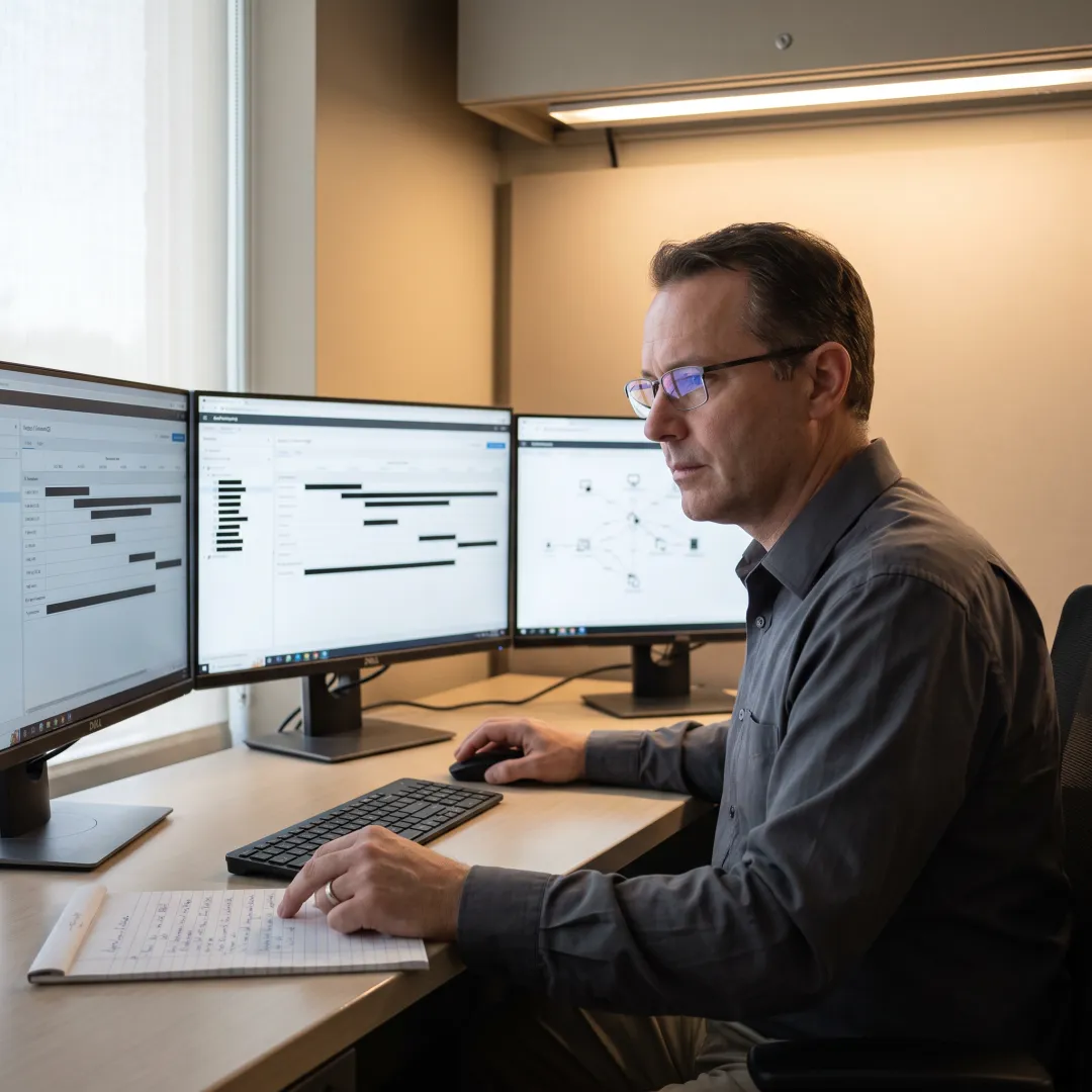 Investigator mapping asset search findings