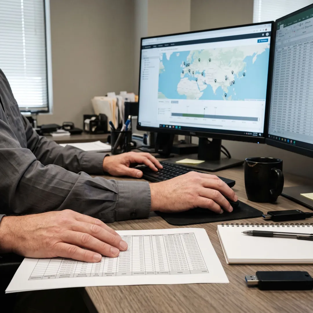 Forensic cell tower mapping process