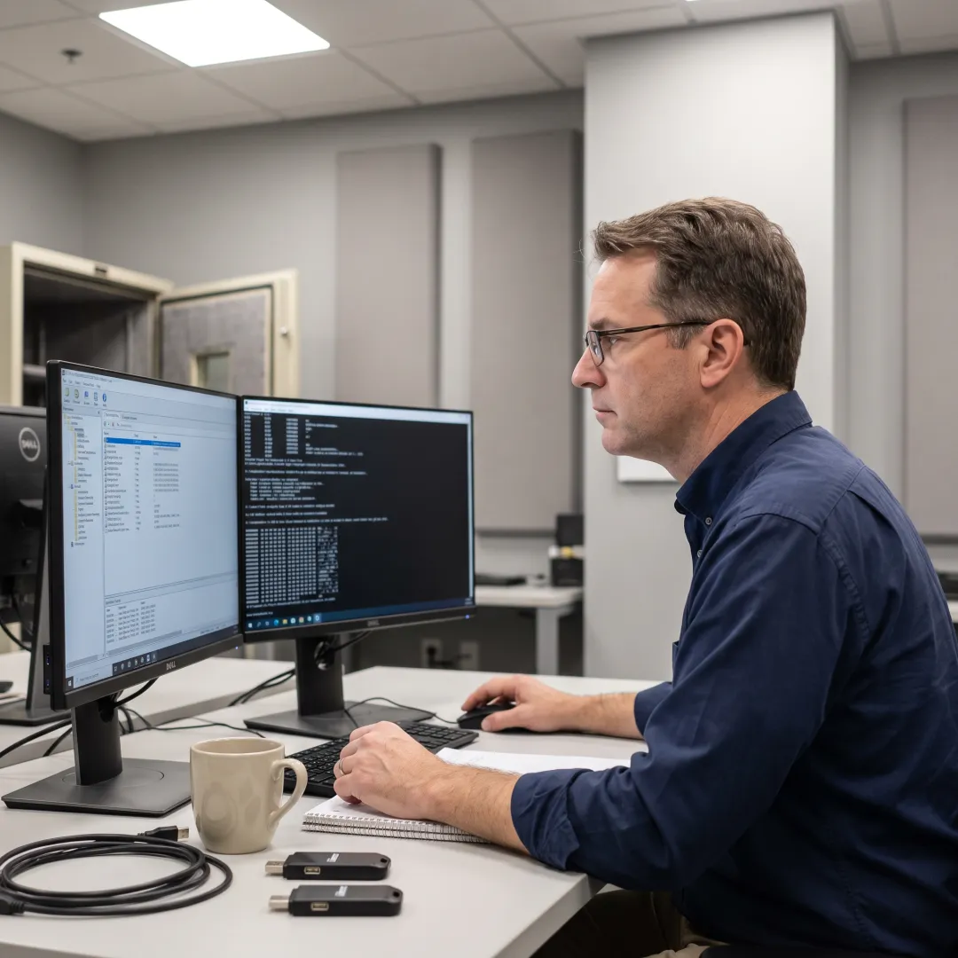 Email forensic analysis workstation