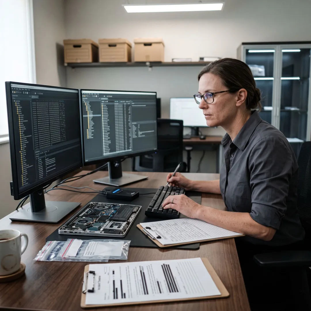 Forensic investigation process for workplace misconduct