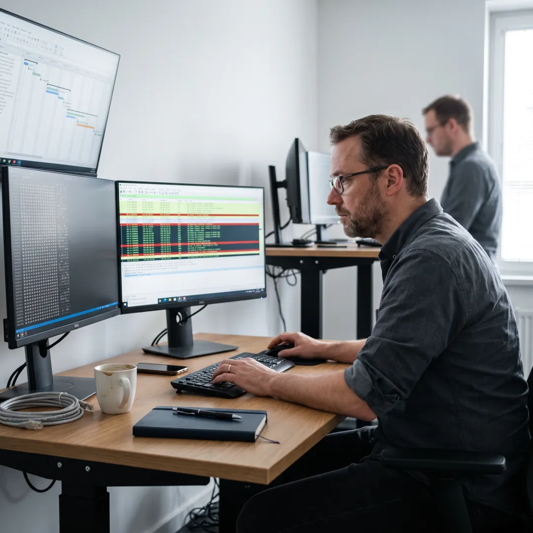 Cybersecurity team coordinating ransomware incident response