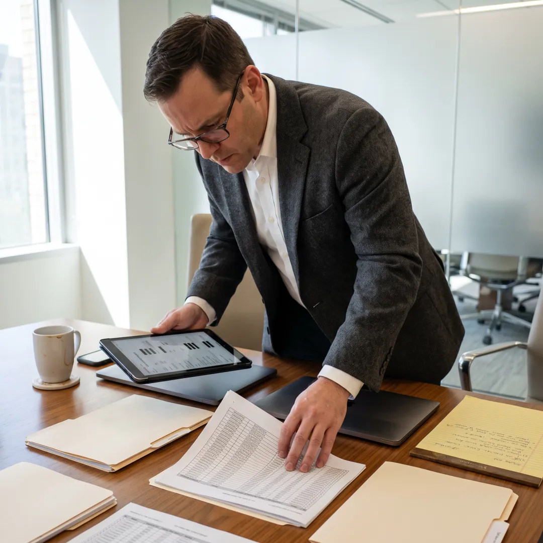 Expert witness preparing digital evidence exhibits