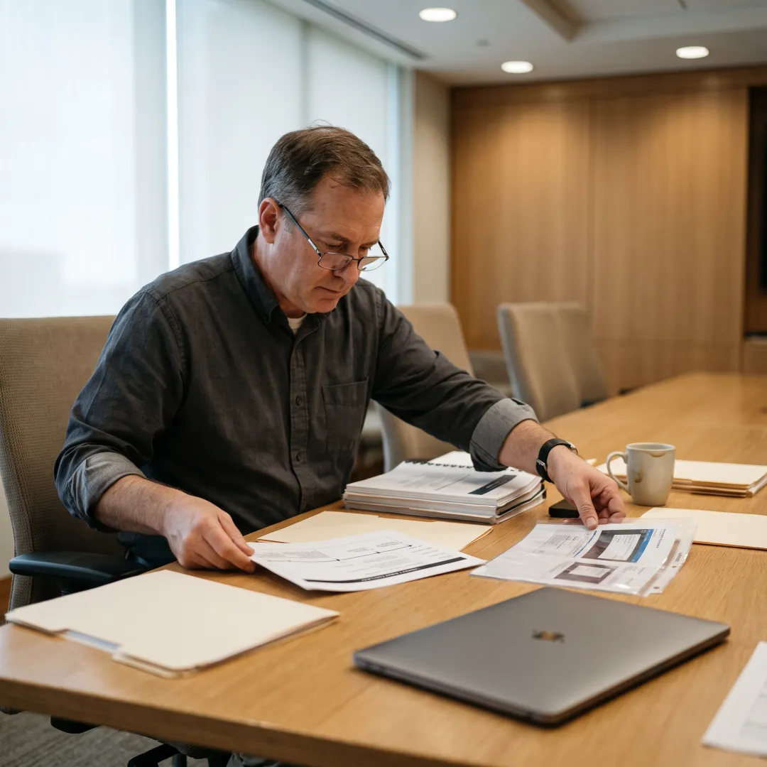 Forensic consultants preparing expert witness reports