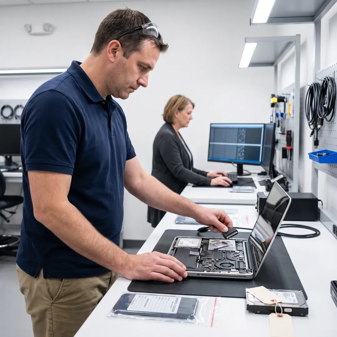 Forensic investigation process and evidence review