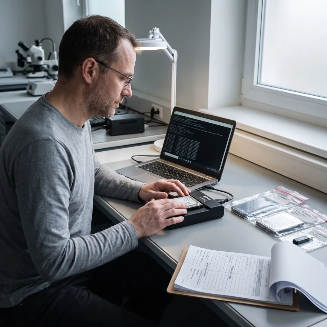 Forensic imaging and evidence preservation process