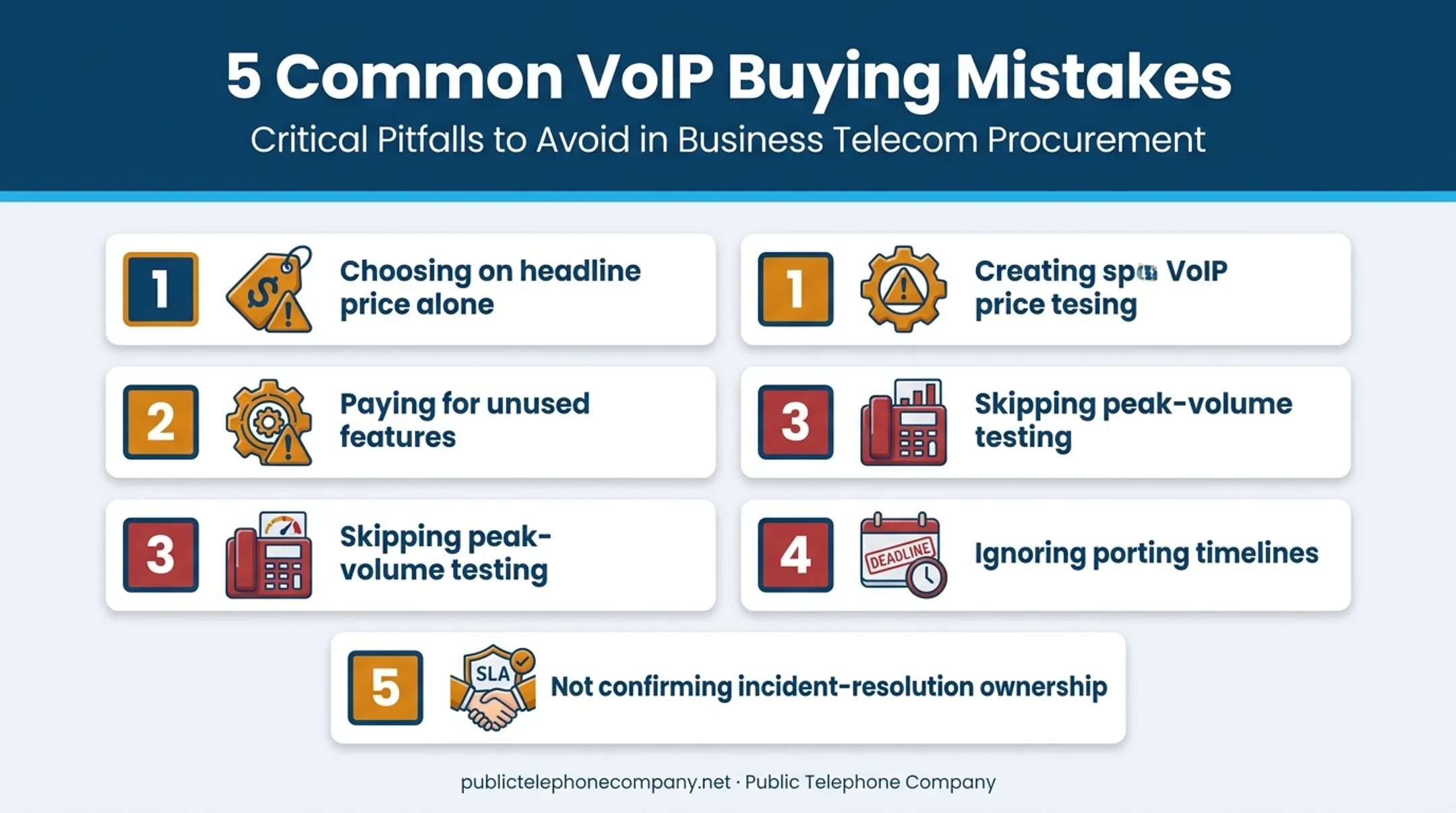 5 common VoIP provider selection mistakes businesses should avoid