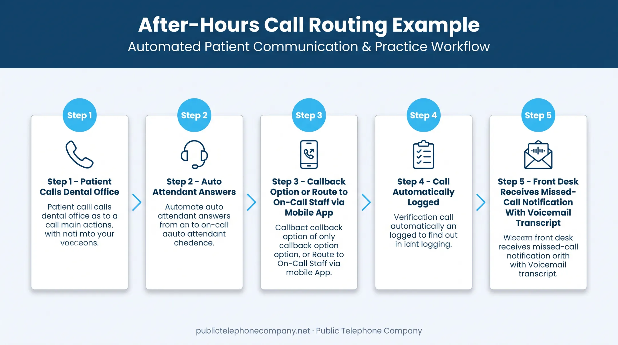 Dental office after-hours call routing flow through UCaaS system