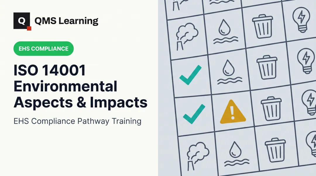 ISO 14001 Environmental Aspects & Impacts