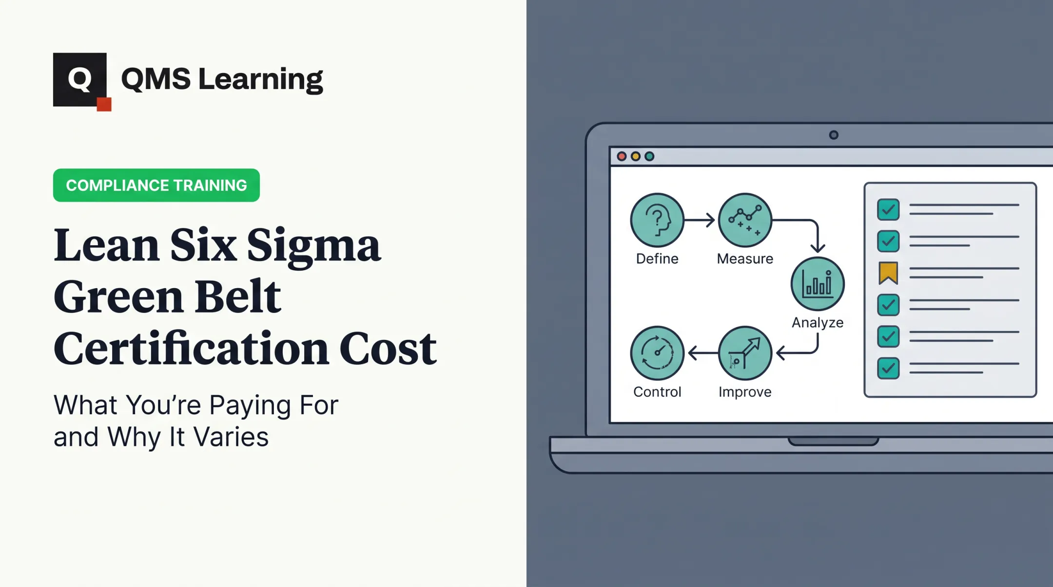 Lean Six Sigma Green Belt Certification Cost: What You're Paying For and Why It Varies