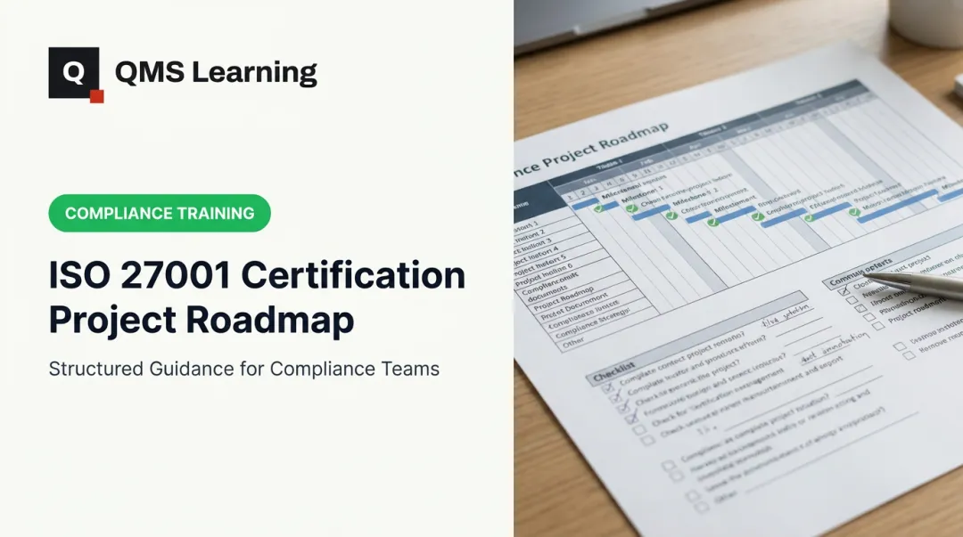 ISO 27001 Certification Project Roadmap