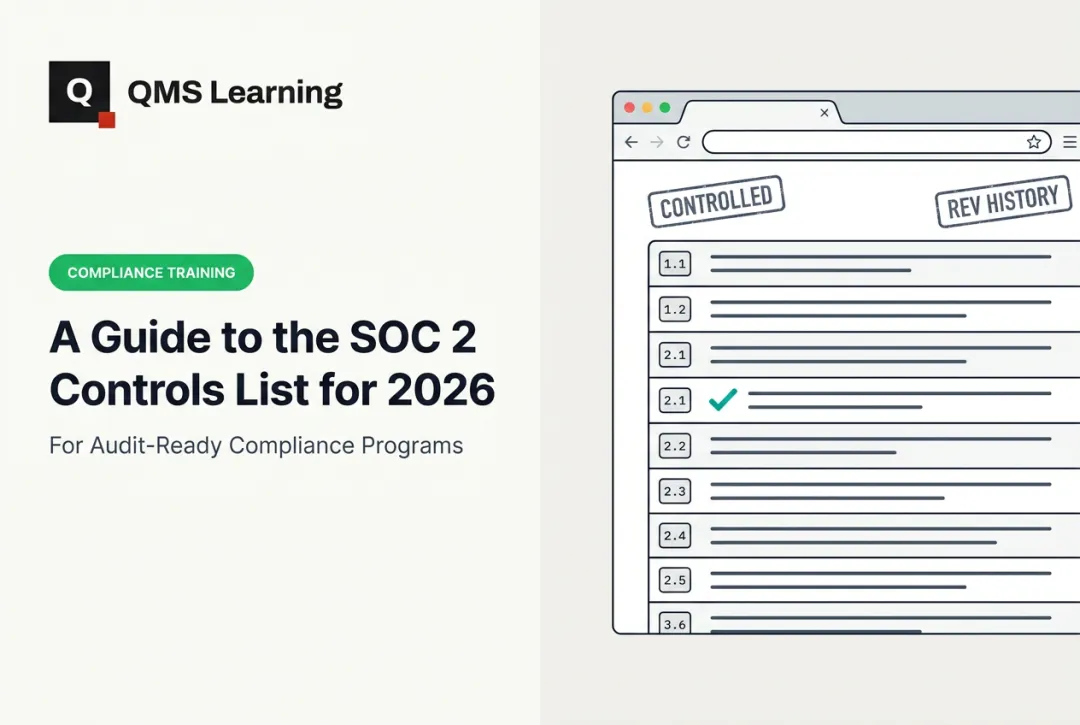 A Guide to the SOC 2 Controls List for 2026
