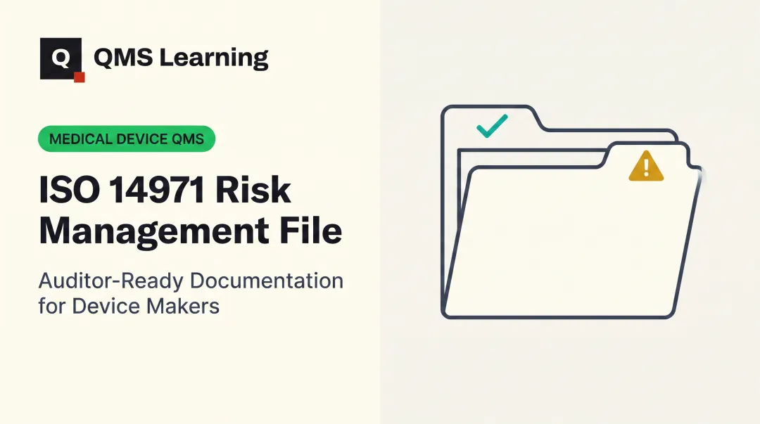 ISO 14971 Risk Management File