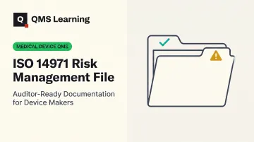 ISO 14971 Risk Management File