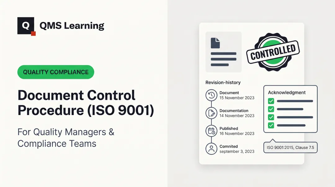 Document Control Procedure (ISO 9001)