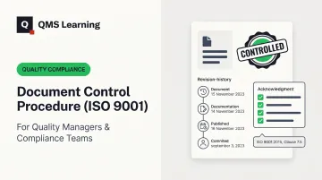 Document Control Procedure (ISO 9001)
