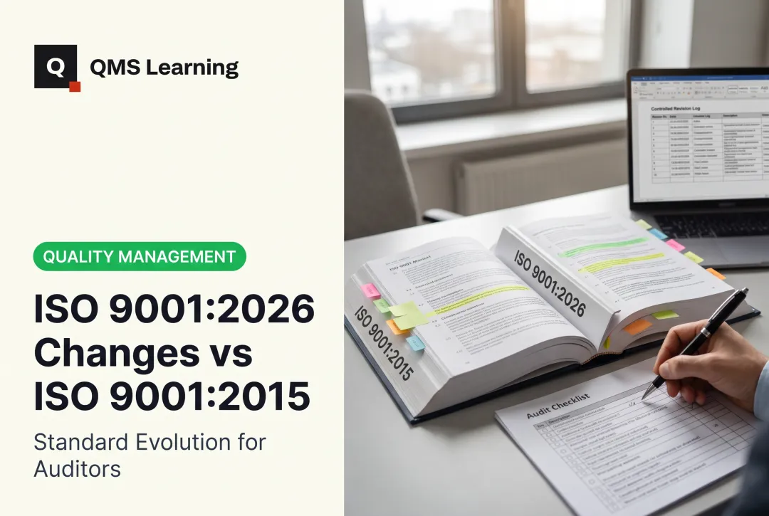 ISO 9001:2026 Changes vs ISO 9001:2015
