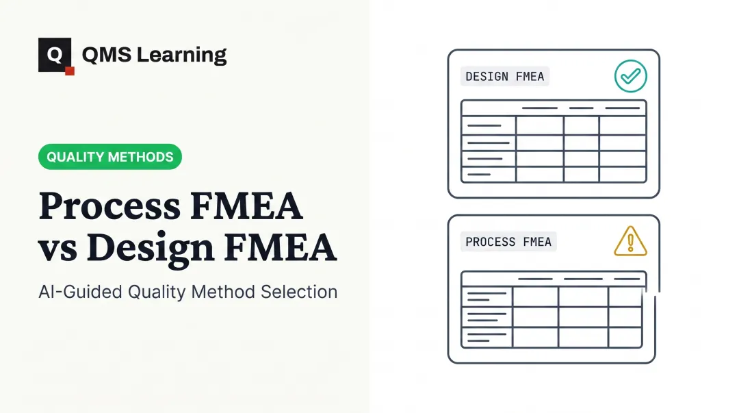 Process FMEA vs Design FMEA