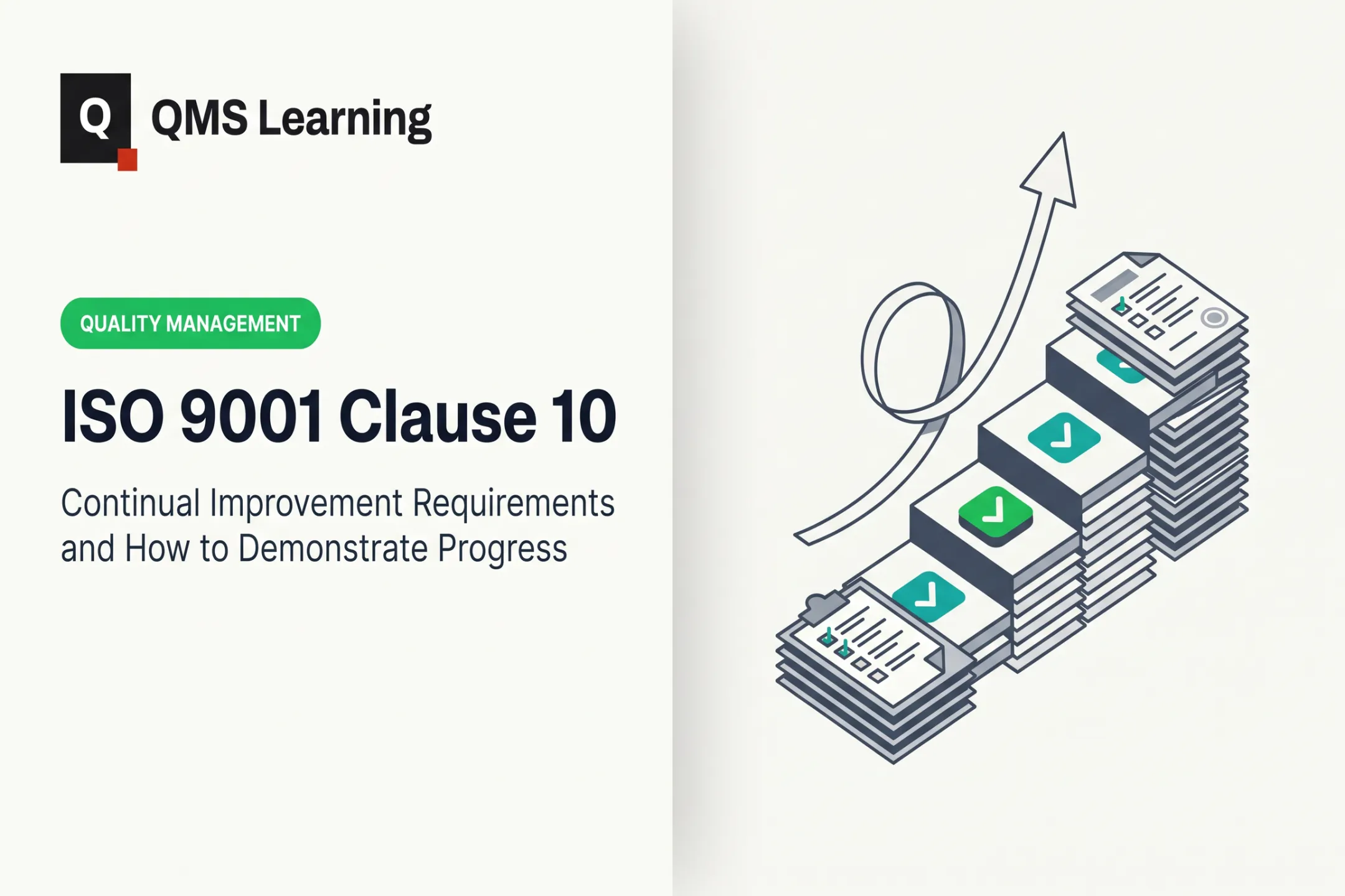 ISO 9001 Clause 10: Continual Improvement Requirements and How to Demonstrate Progress