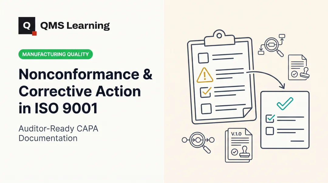 Nonconformance & Corrective Action in ISO 9001