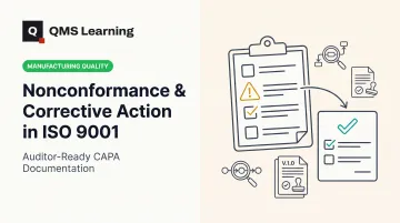 Nonconformance &amp; Corrective Action in ISO 9001