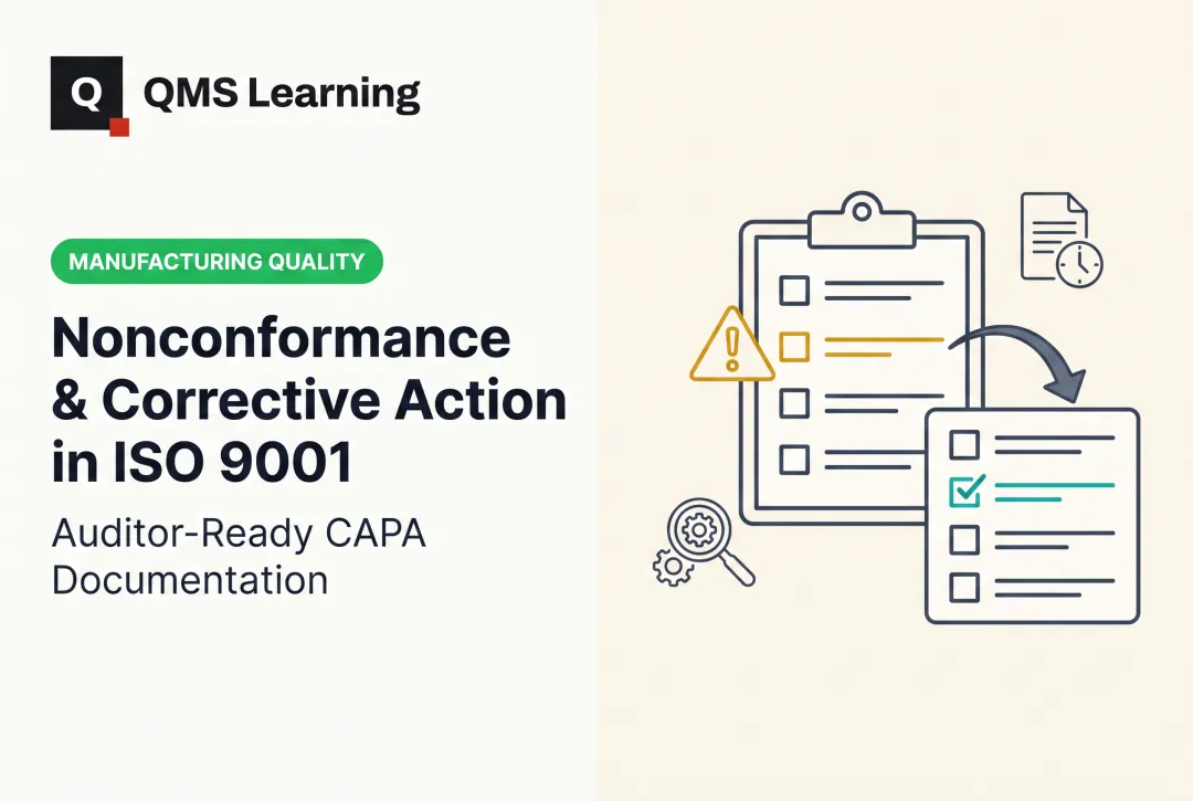 Nonconformance & Corrective Action in ISO 9001