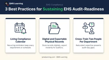 Three best practices for maintaining year-round EHS audit readiness