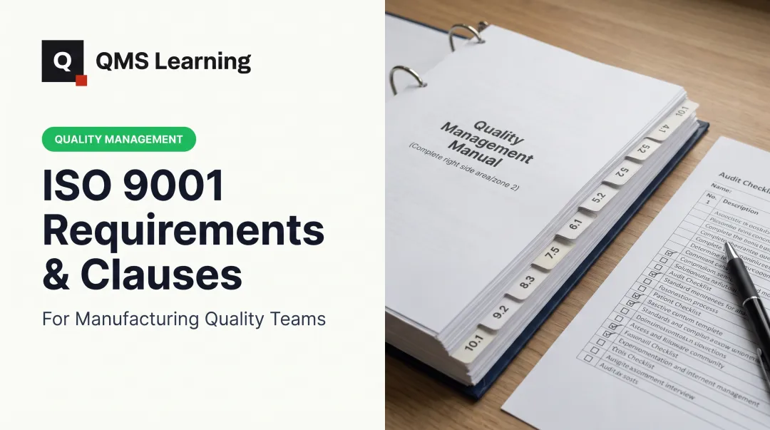 ISO 9001 Requirements & Clauses