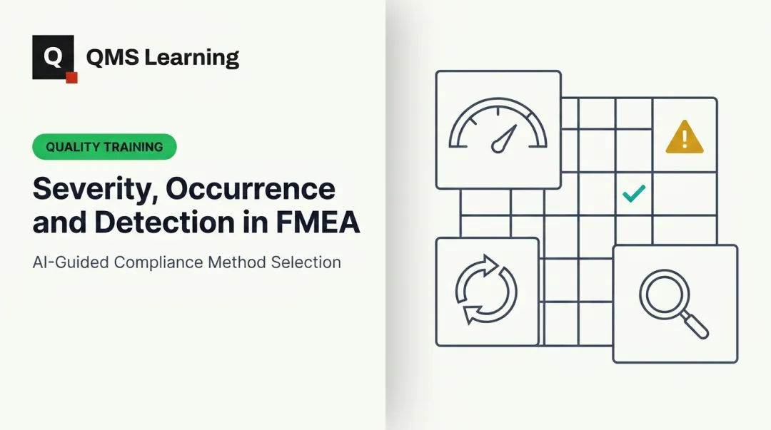 Severity, Occurrence and Detection in FMEA