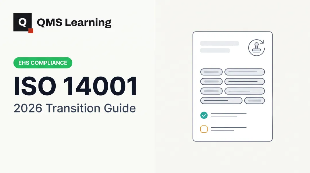 ISO 14001:2026 Transition Guide