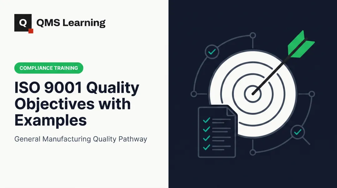 ISO 9001 Quality Objectives with Examples