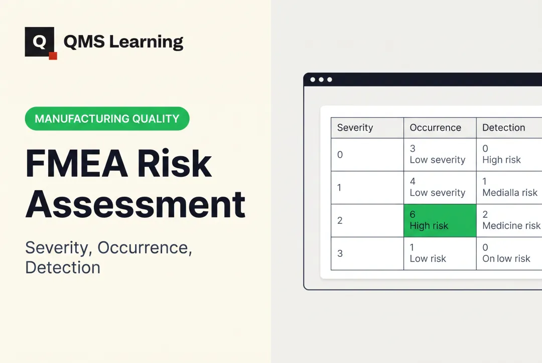 FMEA Risk Assessment: Severity, Occurrence, Detection
